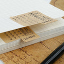 2020 Year Mini Calendar Stickers Index Bookmark Planner Journal Accessories Delu