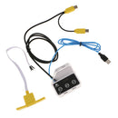 Illuminated Desktop Computer Power Switch& Restart Button with 2 USB Port