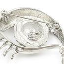 Tears of Angel Eyeball Diamond Brooch Eyelashes Crystal Pin Jewelry Scarves S9K1