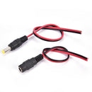 5PCS 5.5x2.1mm Male DC Power Socket Jack Plug Connector Cable 12V Pi OHK