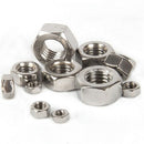 250 Pcs/Set M1.6 M2 M2.5 M3 M4 Carbon Steel Hex Nut Assortment Kit Hexagon  C9I1