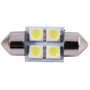 4pcs 31mm 5050 SMD 4-LED Festoon Dome Light Bulb White DE3175 DE3022
