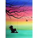 5D DIY Full Drill Diamond Painting Tree Embroidery Mosaic Craft Kit (LD100)