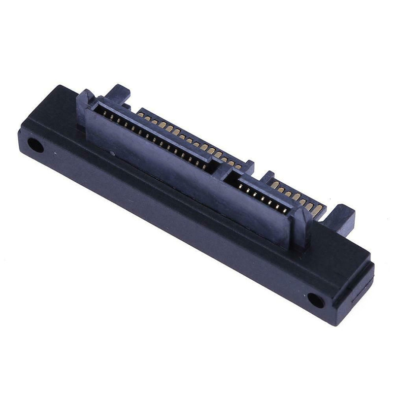 90Â° Angle SATA  22Pin(7+15) Male to 22Pin(7+15) Female Extender Adapter