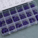 225Pcs Seal O-Ring R22 R134A Air Conditioning O-Ring Rubber Washer Assortme F3B7