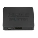 1 In 2 Out Video HDMI Splitter 4K 1080P Display Adapter for HDTV Monitor