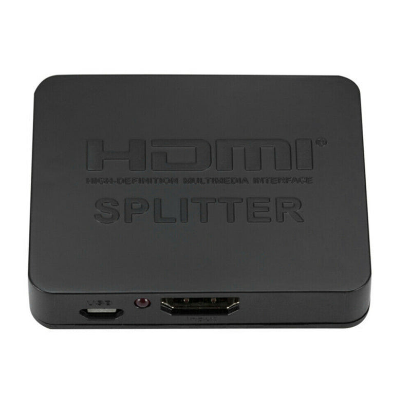 1 In 2 Out Video HDMI Splitter 4K 1080P Display Adapter for HDTV Monitor
