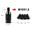 Aluminum Shift Knob Adapter for  Non Threaded Shifters 10x1.5mm Black