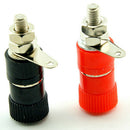 20pcs Red + Black 4mm Banana Socket Binding Post Nut Banana Plug Jack Connector