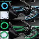 4M LED RGB Charge Light Car Interior Center Console Foot Decorative Universal