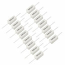 Map 5W 0.2 Ohm Power Resistor Ceramic Cement Resistor Axial Lead 15 Pcs Whi L7Z8