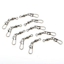 100x Fishing Barrel Swivels Connector Snaps Feeder Coarse Tackle Sea Fish Link!N