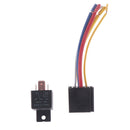 Universal 12V 80A 5Pin DC AMP SPDT Car Relays + socket Car Starter Auto Rel_