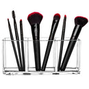 3 Holes Transparent Acrylic Makeup Brush Tool Storage Box Case Holder Deluxe