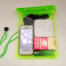 Mobile Phone Pouch Touch Screen Transparent Plastic Cell Phone Case for Swimming