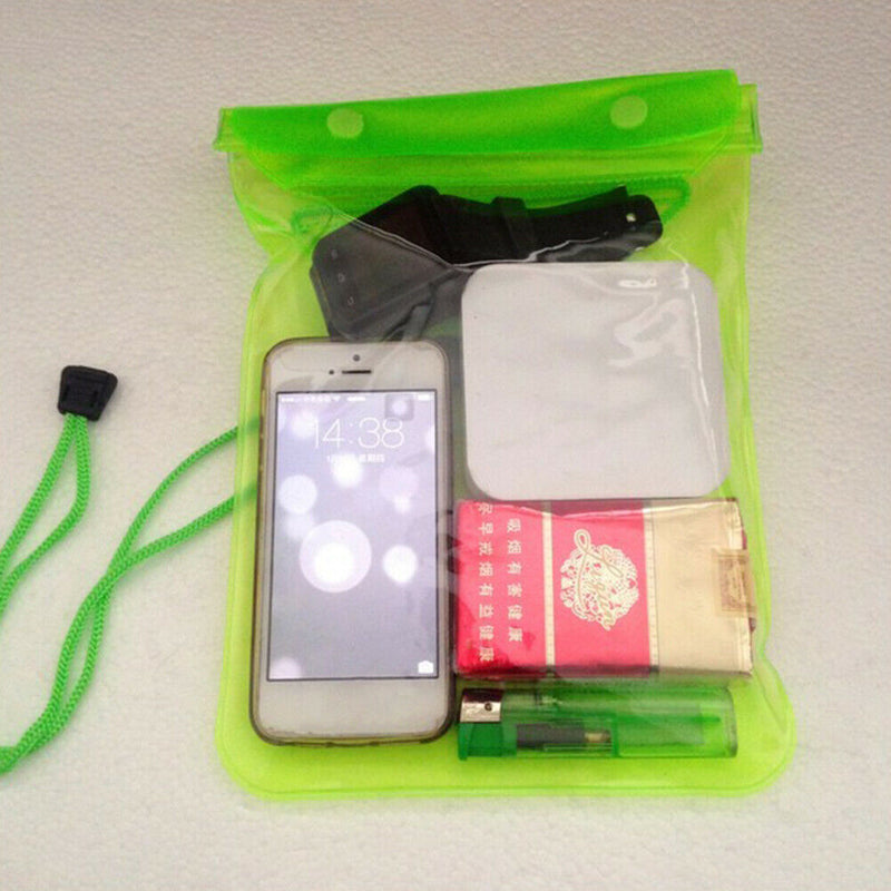Mobile Phone Pouch Touch Screen Transparent Plastic Cell Phone Case for Swimming