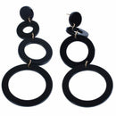 Fashion Geometric Long Earring Drop Earrings Multiple Round Circle Acrylic  X8O8