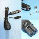 12V Car Cooler Cool Box Mini Fridge Power Lead 2m Cable Plug Fused