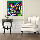 Colorful Tiger 5D Diamond DIY Painting  Kit Home Decor Craft