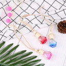 Car hanging empty glass bottles car perfume bottle pendant auto ornament  ZA J.