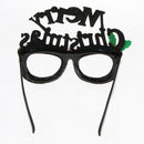 Glitter Red Merry Christmas Sunglasses Snowflake Glasses Party Eyewear Gifts