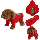 Pet dog tattoo teddy bear pajamas christmas clothes sunglasses M