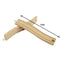 1 Pcs Wooden Train Big S Track Railway Accessories Compatible All Major BrandsLJ
