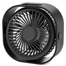 Small Portable Desk Fan, Mini Table Fan With Usb Rechargeable, 3 Speeds Qui