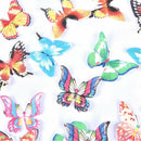 96pcs Mixed Butterfly flowers Edible Glutinous Wafer Rice Paper Cake Decorat Ew