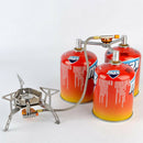 Camping Gas Fuel Canister Stove Cans Tank Burner Tripod Adapter Converter