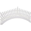 12 White Fences Pattern Cupcake Cake Wrappers Weddings, Christenings W1M5