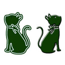 DIY Cat-shaped Cutting Dies Stencil Scrapbooking Embossing Template Craft