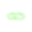 50Pcs Green Color Camping Night Vision Luminous Ring Round Tents Accessorie %a