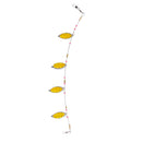 Fishing Wire Leader 4 Spinner Baits Steel Line Leader Fishing Tackle 26.5cm