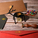 Wax Seal Kit Wax Seal Warmer, Wax Seal Stamp Set Sealing Wax Furnace Tool f