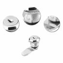 2x Cabinet Box Cylinder Lock Locking Plate Lock Handle Key for Drawer  KVV