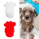 Rubber Dog Grooming Brush Cleaning Massage Comb Glove New For Small Dogs La K1S8