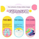 20pcs Kids Hangers Retractable Portable Plastic for Baby Trouser Skirt