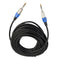 Stereo 6.35mm Electric Guitar Bass Cable Amp Cord for Home Theatre KTV 20m