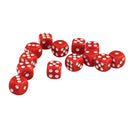 Set of 100 Acrylic D6 12mm Dice for RPG MTG Board Game Accessories Red&Green