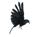 Artificial Realistic Birds Raven Ornaments Garden Decoration Black