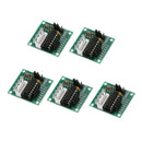 5pcs 5V DC Drivers 28BYJ-48 TE 118 Stepper Motor + 5 pcs ULN2003 Driver Boa