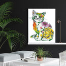 5D DIY Full Drill Diamond Painting Flower Cat Cross Stitch Mosaic Kit Decor