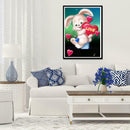 5D DIY Full Drill Diamond Painting Lovely Rabbit Cross Stitch Embroidery