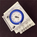 Analog Mechanical Timer Switch 110V-220V 24 hours Daily Programmable 15min SL9F8