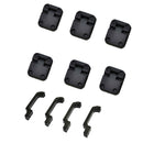 Black Exterior Door Handle and Hinge Modification Kits for 1/10 Traxxas TRX4