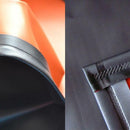 Waterproof PU Leather Apron Industrial Workshop Protective Apron Black Useful