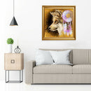 5D DIY Full Drill Diamond Painting Wolf and Dream Catcher Embroidery Kit