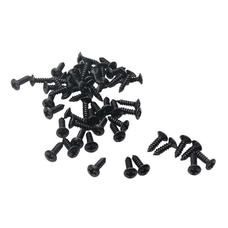 100Pcs Bass Guitar Screw, Cavity Cover Guitar Cover Screw For Electric Guit
