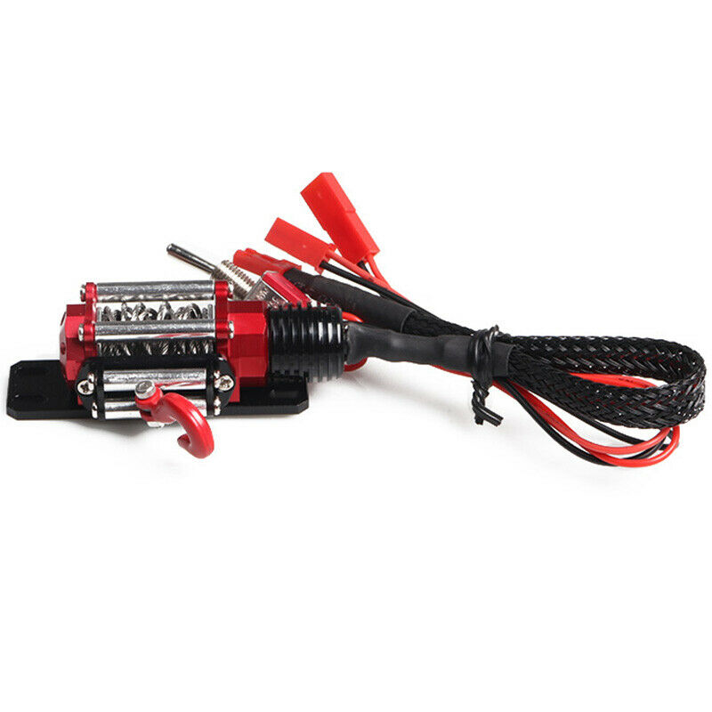 RC Car Metal Steel Wired Automatic Simulated Winch for 1/10 RC Crawler Car  B3W3